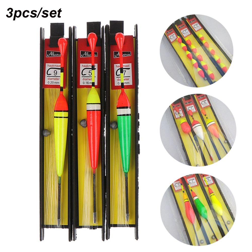 Ice Fishing Line - 3 unids/lote flotador de carpa, boya