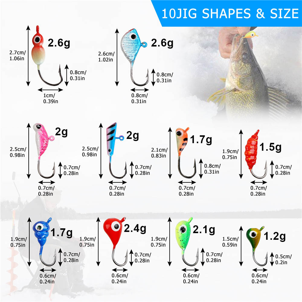Equipo combinado de caña de pe - Ice Fishing Line reseña y precio