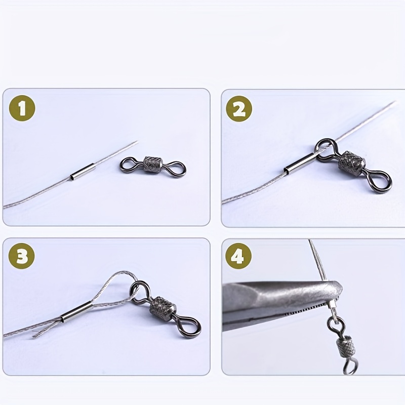 500 unids/bolsa mangas de pren - Ice Fishing Line reseña y precio