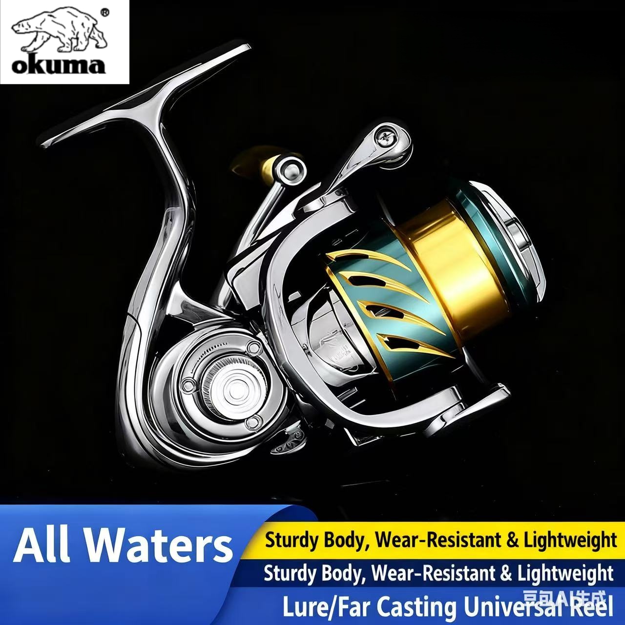 Carrete de Pesca Okuma, Carret - Ice Fishing Line reseña y precio