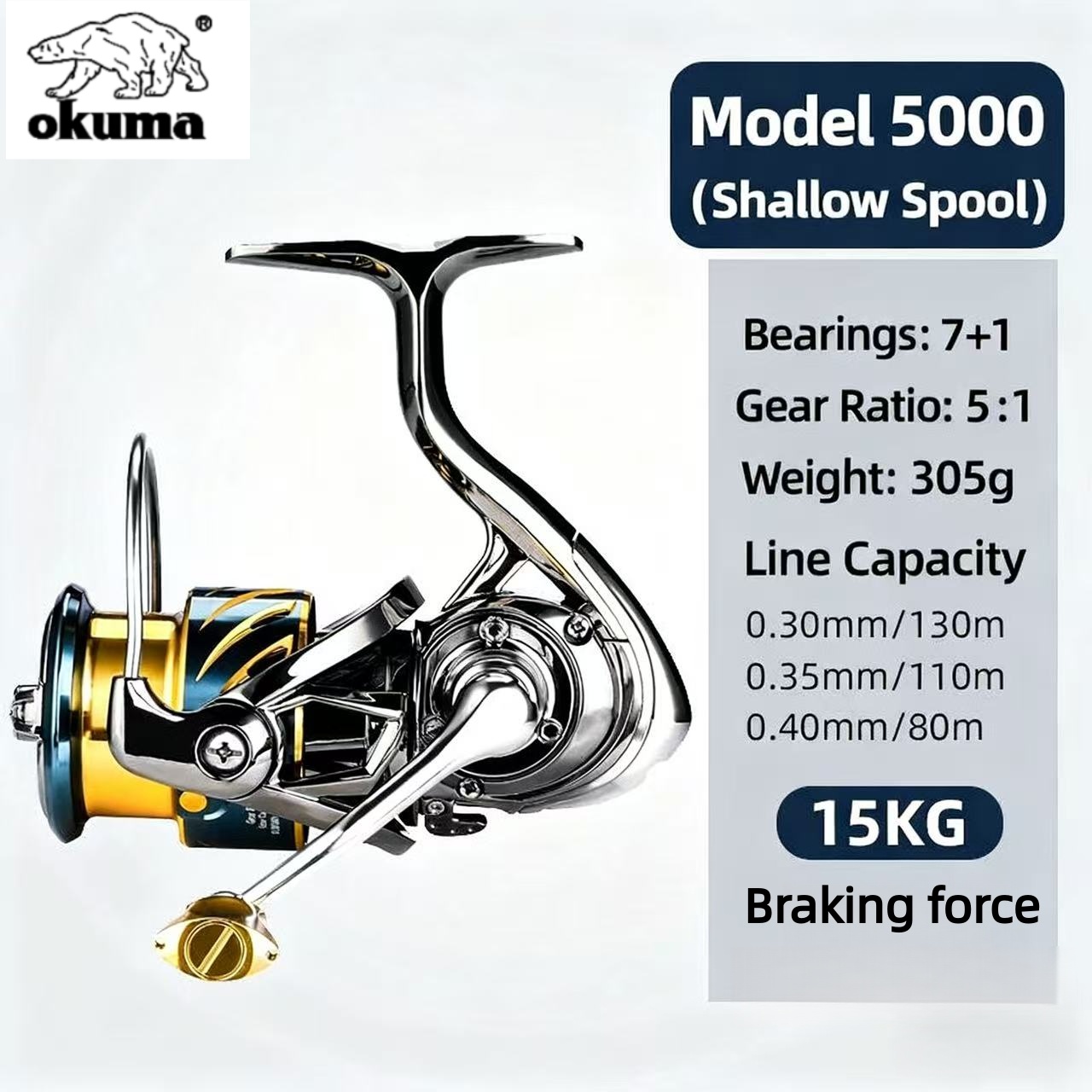 Carrete de Pesca Okuma, Carret - Ice Fishing Line reseña y precio