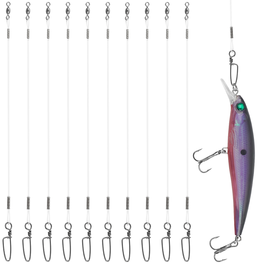 10 Uds. Líderes de pesca de fl - Fluorocarbon Line reseña y precio