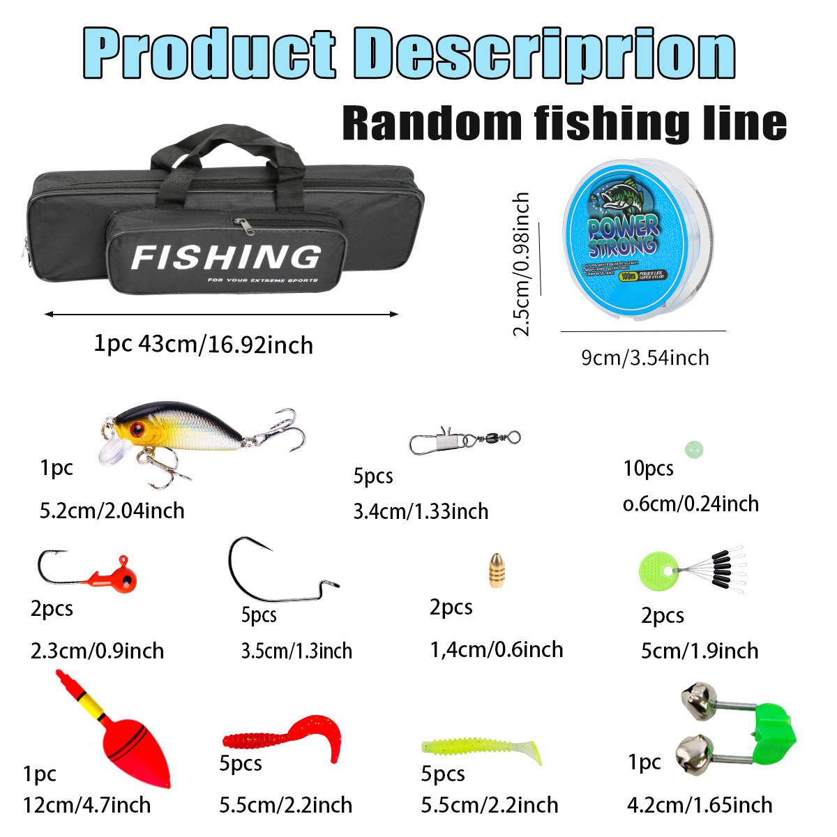 Caña de Pescar Telescópica de  - Fishing Line Box reseña y precio