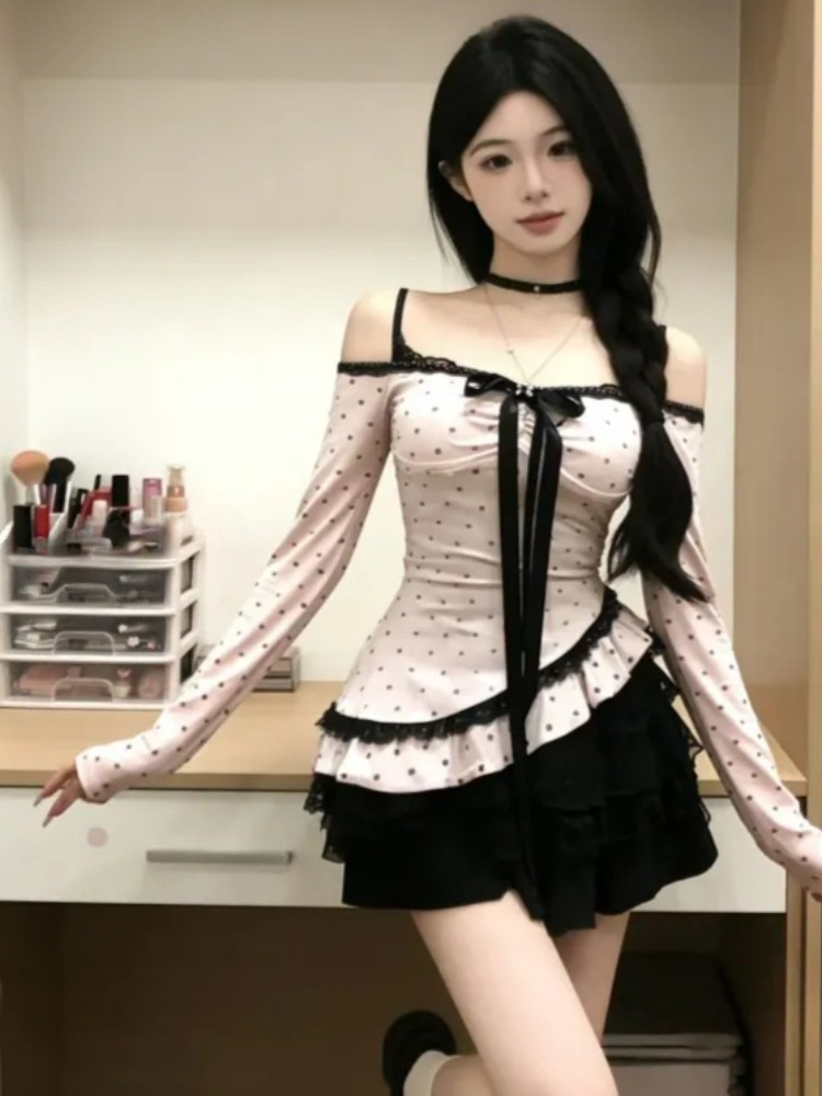 Traje Y2K de estilo japonés du - Fly Line reseña y precio